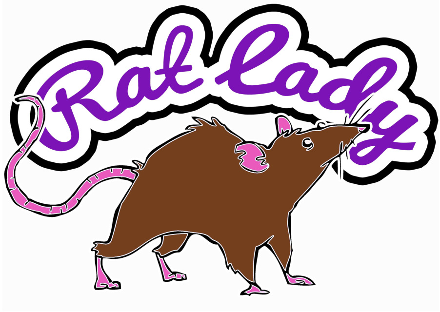 Rat Lady - Ladies Rat T-Shirt (Size 10-24)
